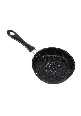 FIZLOZ Non Stick Deep Fry Pan Kadhai with Granite Coating Induction Base Multipurpose | 12 cm | 4.7 Inch