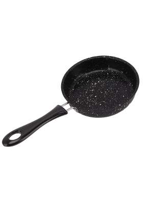 FIZLOZ Non Stick Deep Fry Pan Kadhai with Granite Coating Induction Base Multipurpose | 14 cm | 5.5 Inch