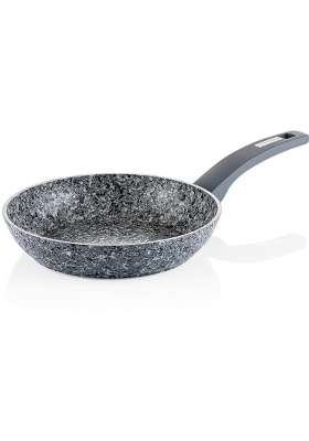 Westinghouse Granite Series Induction Frying Pan Frying Pan Coated Pan Grey Granite | 24 cm | 9.4 Inch | Dishwasher Safe | PFOA Free | Non-Stick