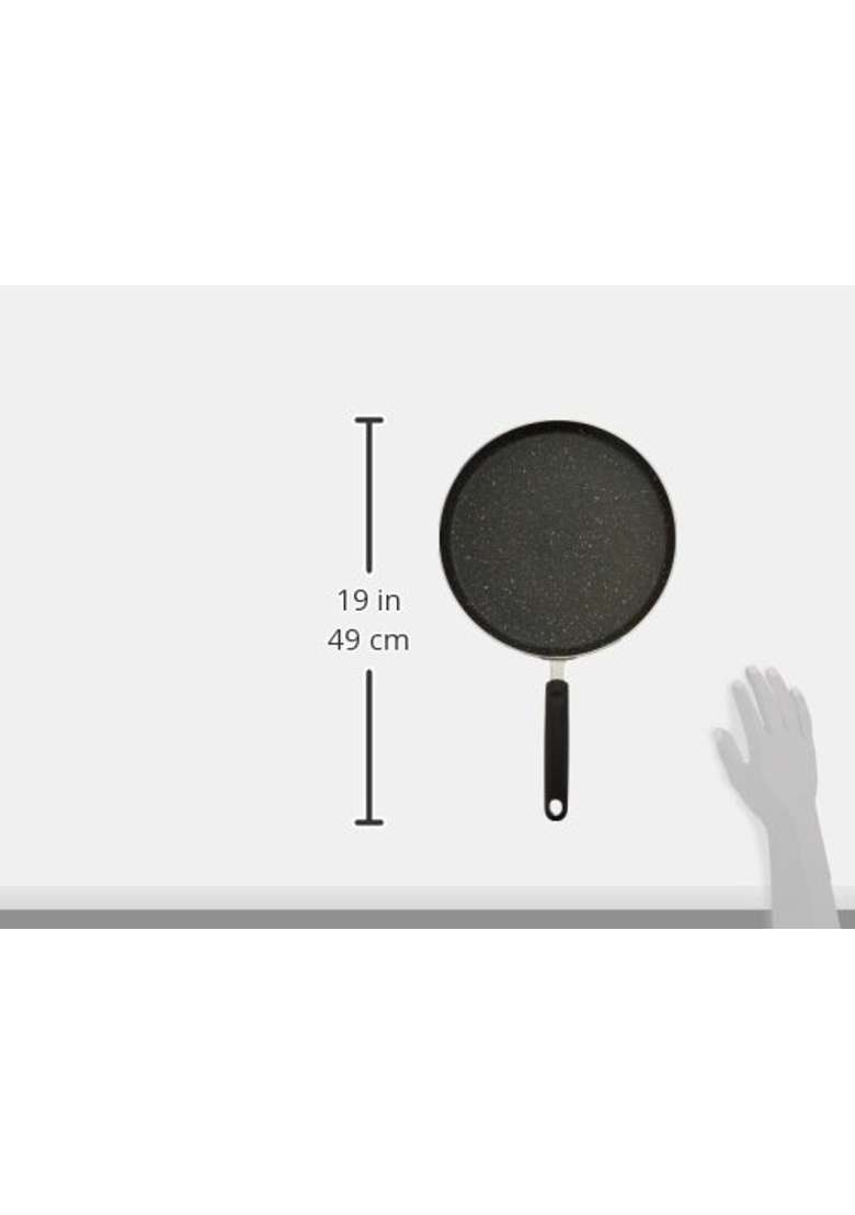 Prestige Omega Deluxe Granite Dosa Tawa Dosa Pan | 28 cm | 11 Inch | Non-Stick - Indya