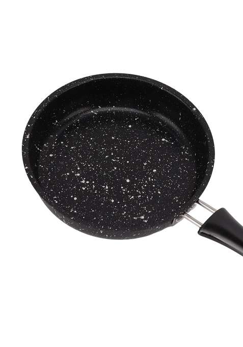 FIZLOZ Granite Non-Stick Frying Pan with Heat-Resistant Handle | 12 cm | 4.7 Inch | Induction Compatible