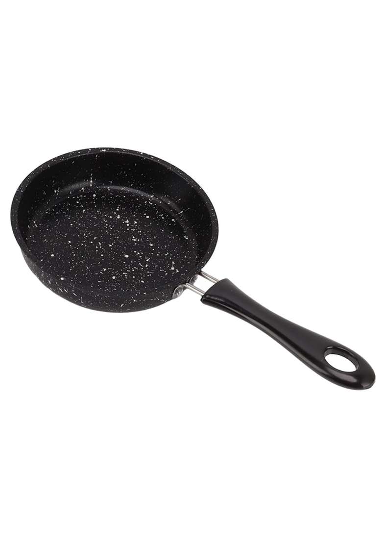 FIZLOZ Granite Non-Stick Frying Pan with Heat-Resistant Handle | 12 cm | 4.7 Inch | Induction Compatible - Indya