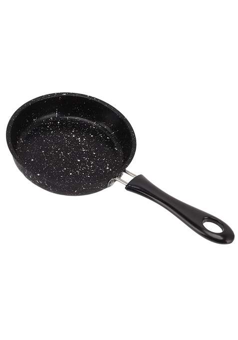 FIZLOZ Granite Non-Stick Frying Pan with Heat-Resistant Handle | 12 cm | 4.7 Inch | Induction Compatible