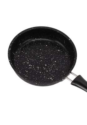 FIZLOZ Granite Non-Stick Frying Pan with Heat-Resistant Handle | 12 cm | 4.7 Inch | Induction Compatible
