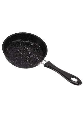 FIZLOZ Granite Non-Stick Frying Pan with Heat-Resistant Handle | 14 cm | 5.5 Inch | Induction Compatible