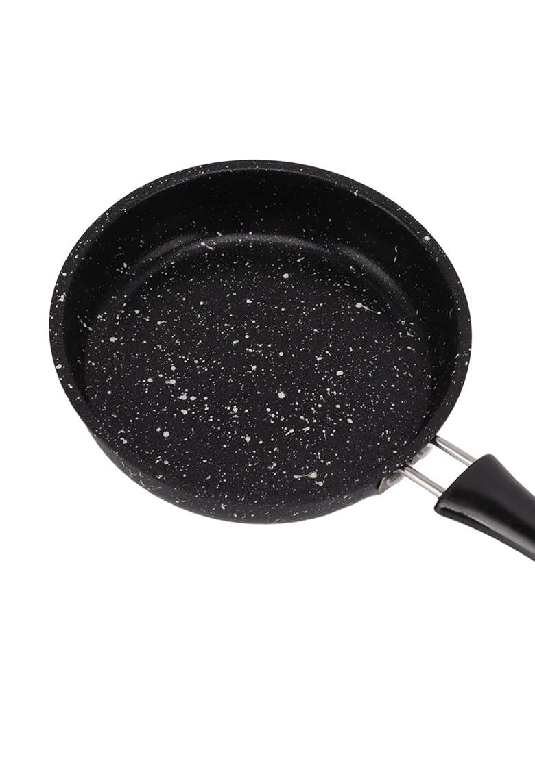 FIZLOZ Granite Non-Stick Frying Pan with Heat-Resistant Handle | 14 cm | 5.5 Inch | Induction Compatible - Indya
