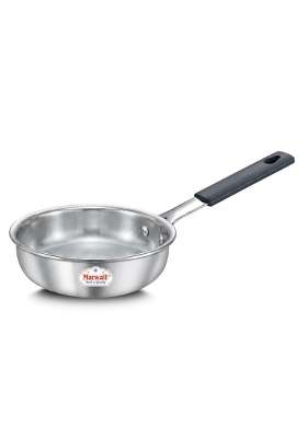 MARWALL Stainless Steel Mini Fry Pan I Baby Fry Pan | 16 cm | 6.3 Inch | Induction Compatible | Tri-Ply