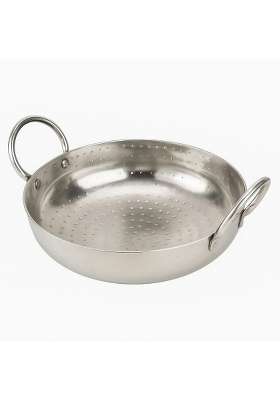 BARTN Stainless Steel Heavy Gauge Kadhai | 1 L | 1.1 Qt | Hammered Finish | Rust Resistant