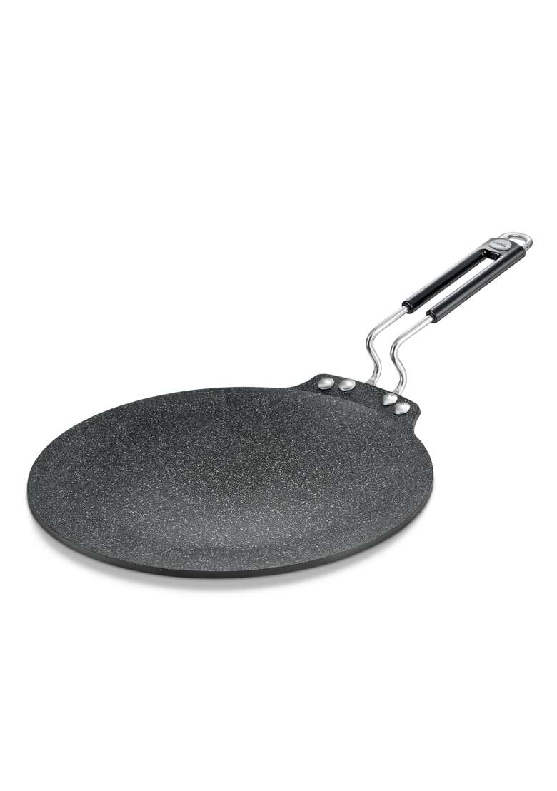 Prestige Durastone Hard Anodised Non-Stick Dosa Tawa Dosa Pan | 33 cm | 13 Inch | Induction Compatible - Indya