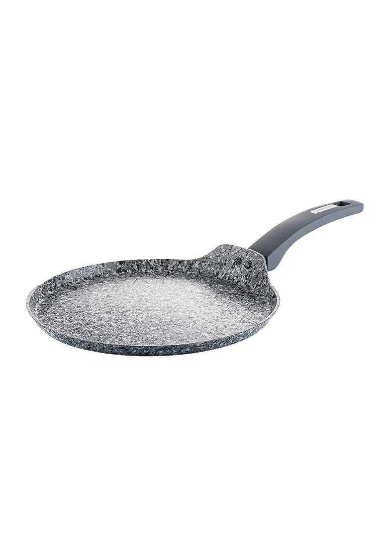 Westinghouse 3-Layer Marble Non-Stick Crepe Pan | 32 cm | 12.6 Inch | Induction Compatible | Dishwasher Safe - Indya