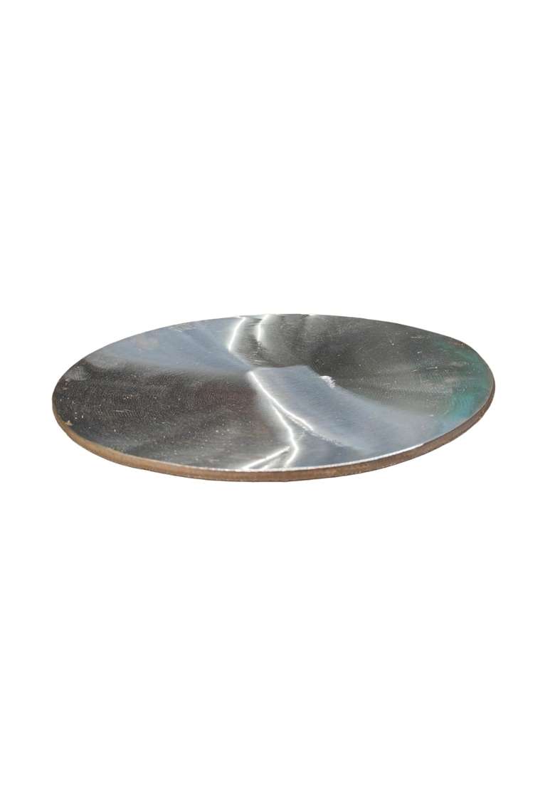 K.U.H.. Big Size Stainless Steel Tawa Flat Griddle Without Handle | 18 Inch - Indya