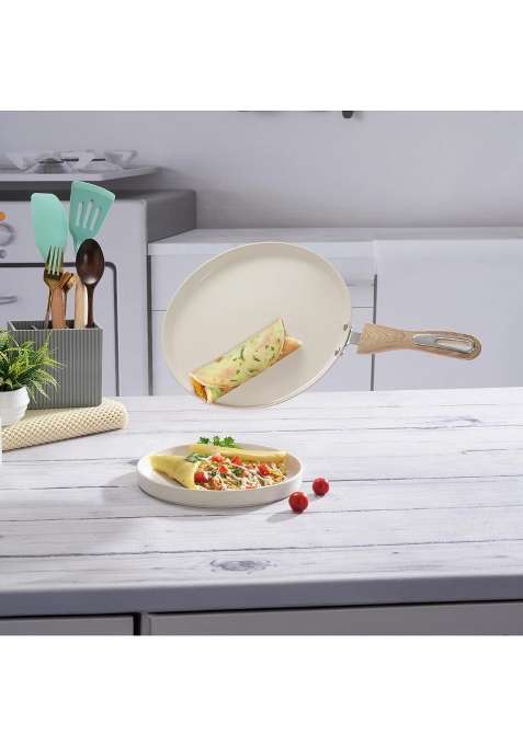 COOKAID Dosa Tawa Dosa Pan Non Stick | 25 cm | 9.8 Inch | Induction Compatible