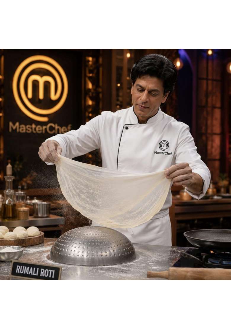 ARSHAN COOKWARE Pure Iron Matthar Rumali Roti Ulta Tawa Flat Griddle Handmade Heavy Duty Iron Tawa for Soft | 25 cm | 9.8 Inch - Indya