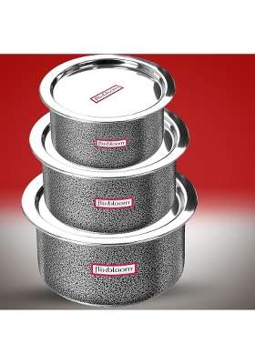 FLIXBLOOM Max Cook Plus Serve Hard Anodised Induction Base | 4 L | 4.2 Qt | With Lid