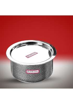 FLIXBLOOM Max Cook Plus Serve Hard Anodised Induction Base | 5 L | 5.3 Qt | With Lid