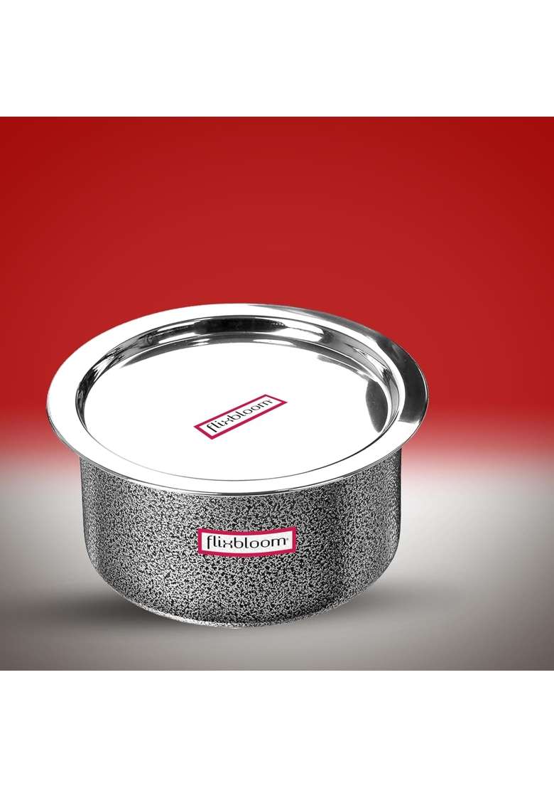 FLIXBLOOM Max Cook Plus Serve Hard Anodised Induction Base | 5 L | 5.3 Qt | With Lid - Indya