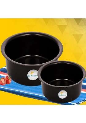 FLIXBLOOM Galactic Black Hard Anodised Thick Combo | 4 L | 4.2 Qt | Induction Compatible