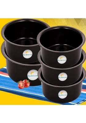 FLIXBLOOM Mega Galactic Black Hard Anodised Thick Combo Utensils | 3 L | 3.2 Qt | Induction Compatible