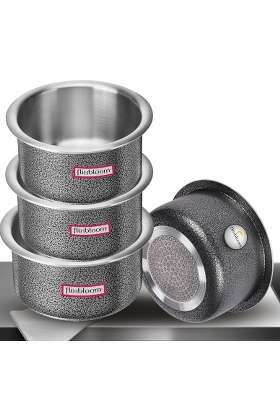 FLIXBLOOM Edge Hard Anodised Combo Kitchen Utensils Cookware Sets Induction Base | 4 L | 4.2 Qt