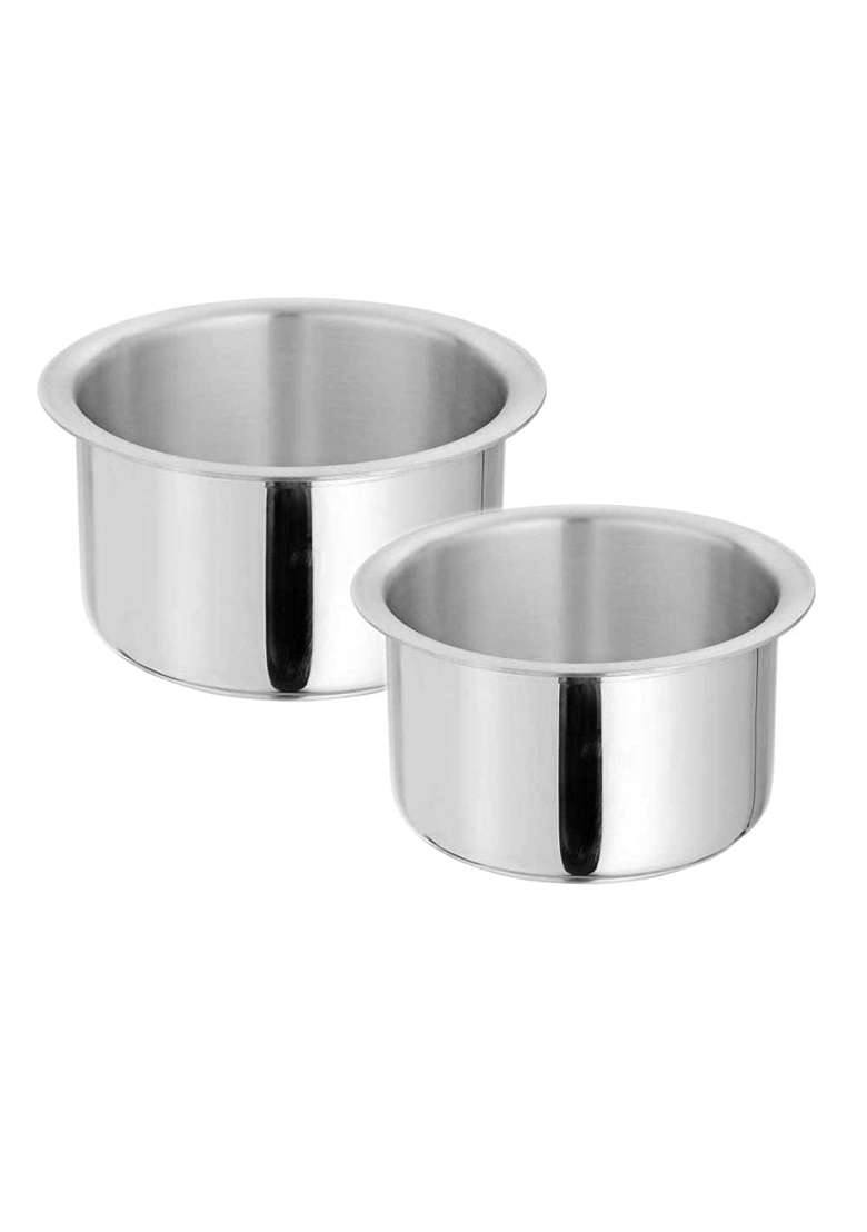 Bartan Star Aluminium Silver Tope Cooking Pot | 1 L | 1.1 Qt - Indya