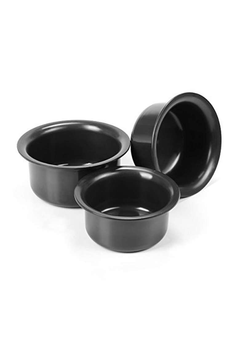 Sumeet Aluminium Hard Anodized Tope Cooking Pot Set | 1.8 L | 1.9 Qt | Induction Compatible | Dishwasher Safe | Rust Resistant - Indya