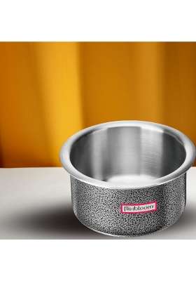 FLIXBLOOM Select Hard Anodised Induction Base Bottom LPG Friendly Kitchen Cookware | 2 L | 2.1 Qt