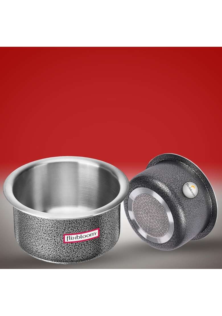 FLIXBLOOM Max Cook Plus Serve Hard Anodised Induction Base | 1 L | 1.1 Qt - Indya
