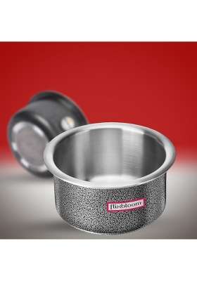 FLIXBLOOM Max Cook Plus Serve Hard Anodised Induction Base | 5 L | 5.3 Qt