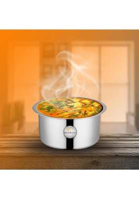 FLIXBLOOM Stainless Steel Induction and Stovetop Compatible Cookware | 3 L | 3.2 Qt