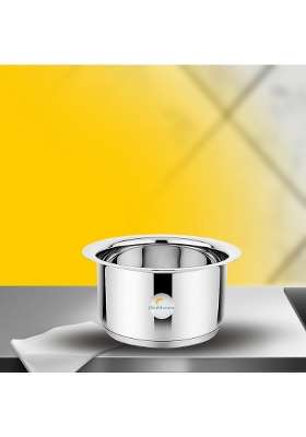 FLIXBLOOM Special Stainless Steel Cookware Set | 3 L | 3.2 Qt | Induction Compatible | Heavy Bottom