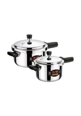 Meyer Presta Stainless Steel Tri-ply Pressure Cooker Combo | 3 L | 3.2 Qt