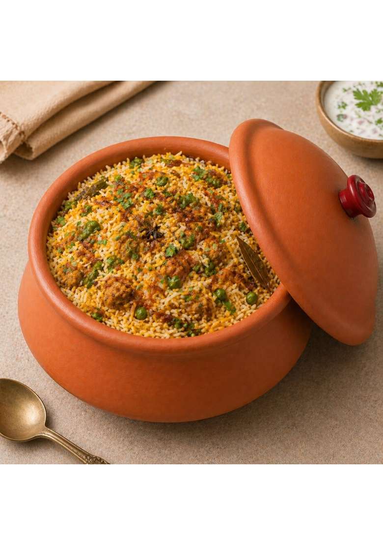 Clay Root Organic Clay Dahi Handi with Lid - Indya