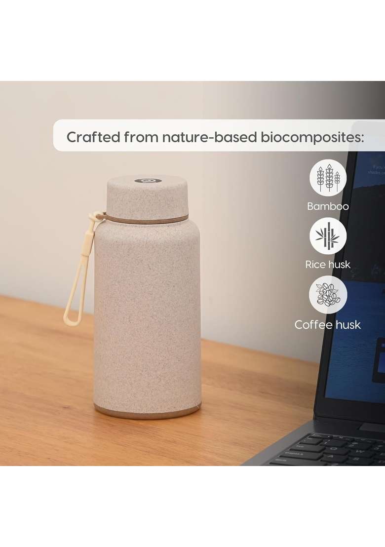 Eha Earth Friendly Hydralife Water Bottle for Office and Schools | 400 ml | 13.5 fl oz | Leak Proof - Indya