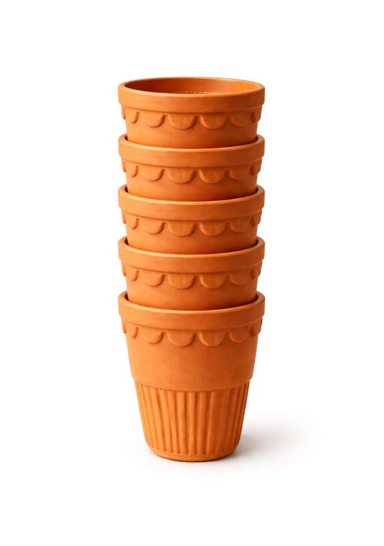 Clay Root Handmade Terracotta Tumbler | 100 ml | 3.4 fl oz - Indya