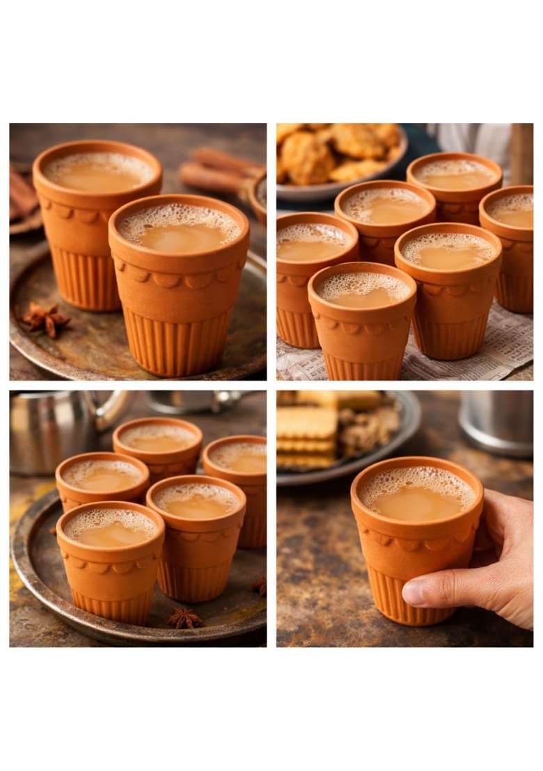 Clay Root Handmade Terracotta Tumbler | 100 ml | 3.4 fl oz - Indya