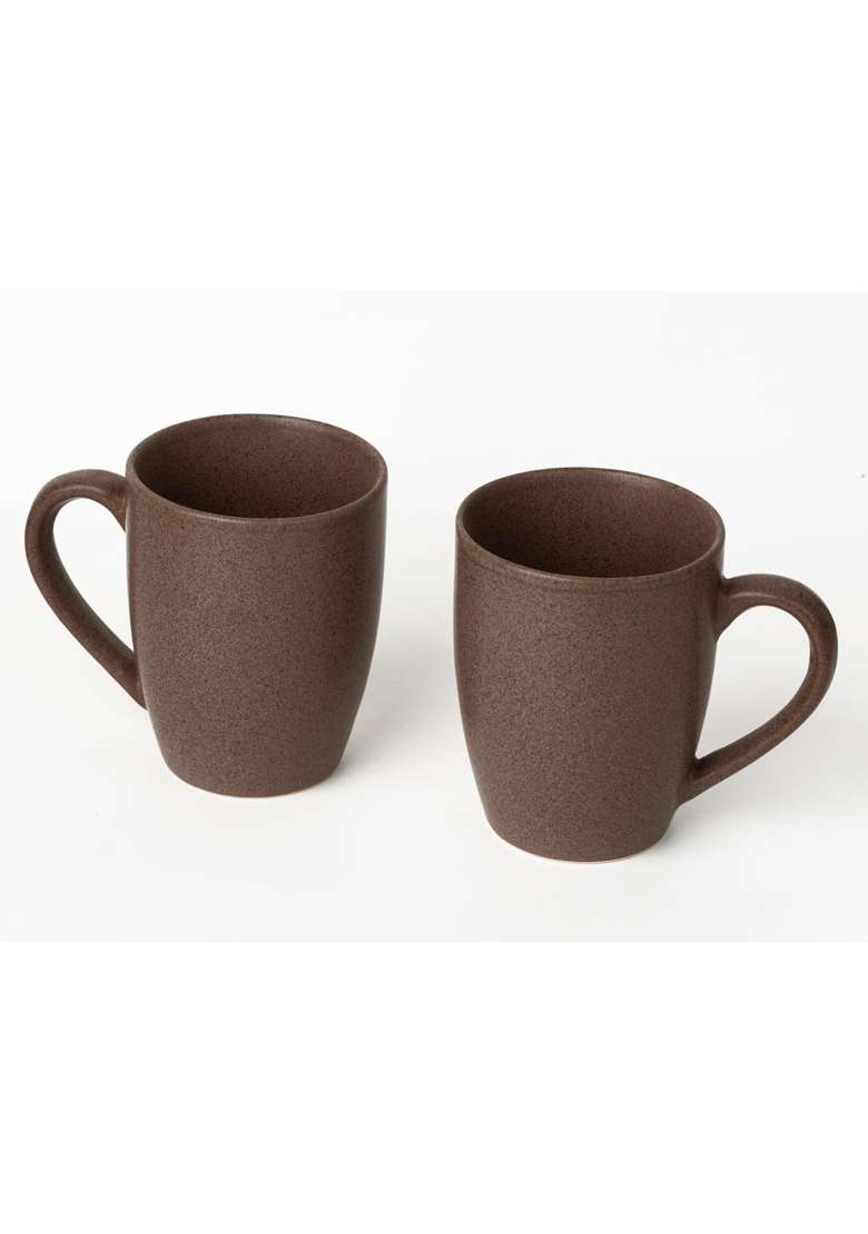 Bodhi House Handcrafted Ceramic Coffee Mugs | 300 ml | 10.1 fl oz | Pack of 2 - Indya