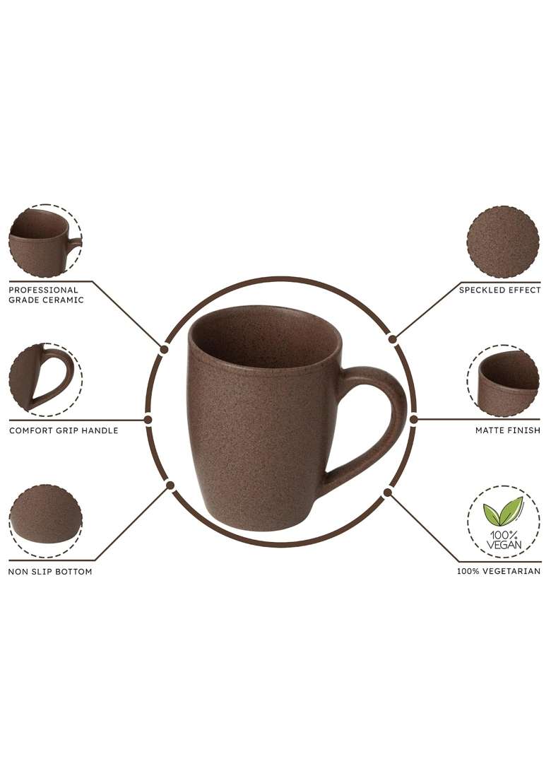 Bodhi House Handcrafted Ceramic Coffee Mug | 300 ml | 10.1 fl oz - Indya