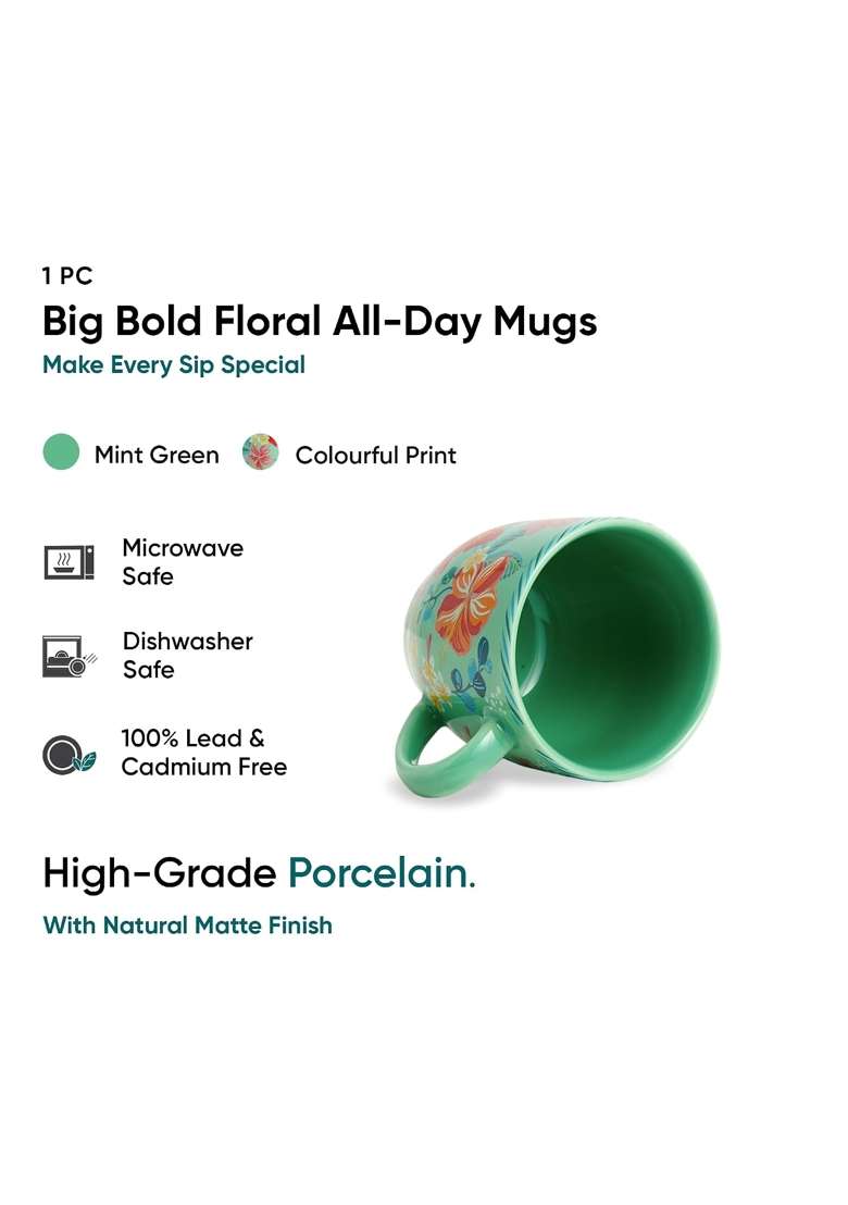 Shay Ceramic Coffee Mug | 300 ml | 10.1 fl oz | Microwave Safe - Indya