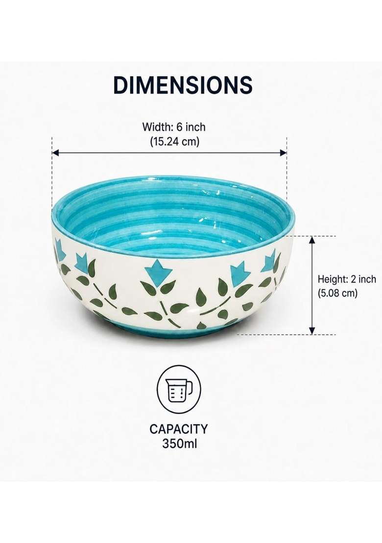 VOIDROP Ceramic Bowls | 300 ml | 10.1 fl oz | 2-Piece Set - Indya