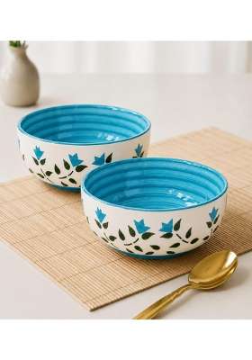 VOIDROP Ceramic Bowls | 300 ml | 10.1 fl oz | 2-Piece Set | Microwave Safe