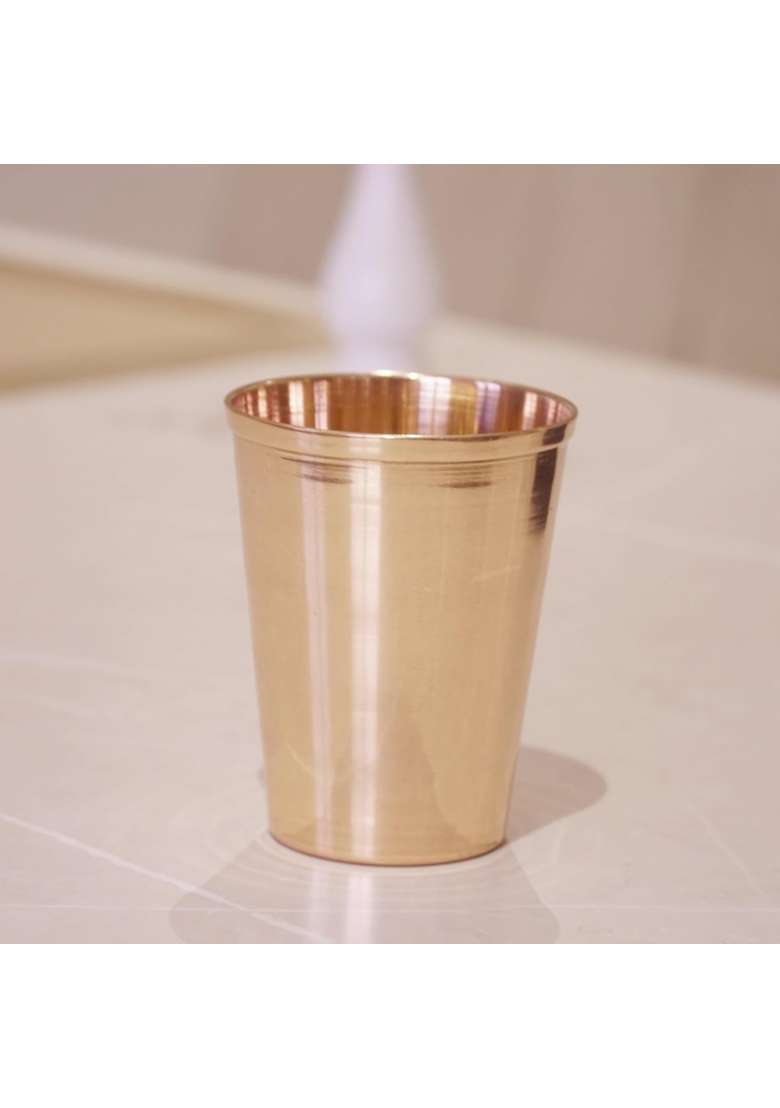 Brass Globe Copper Water Glass Serveware - Indya