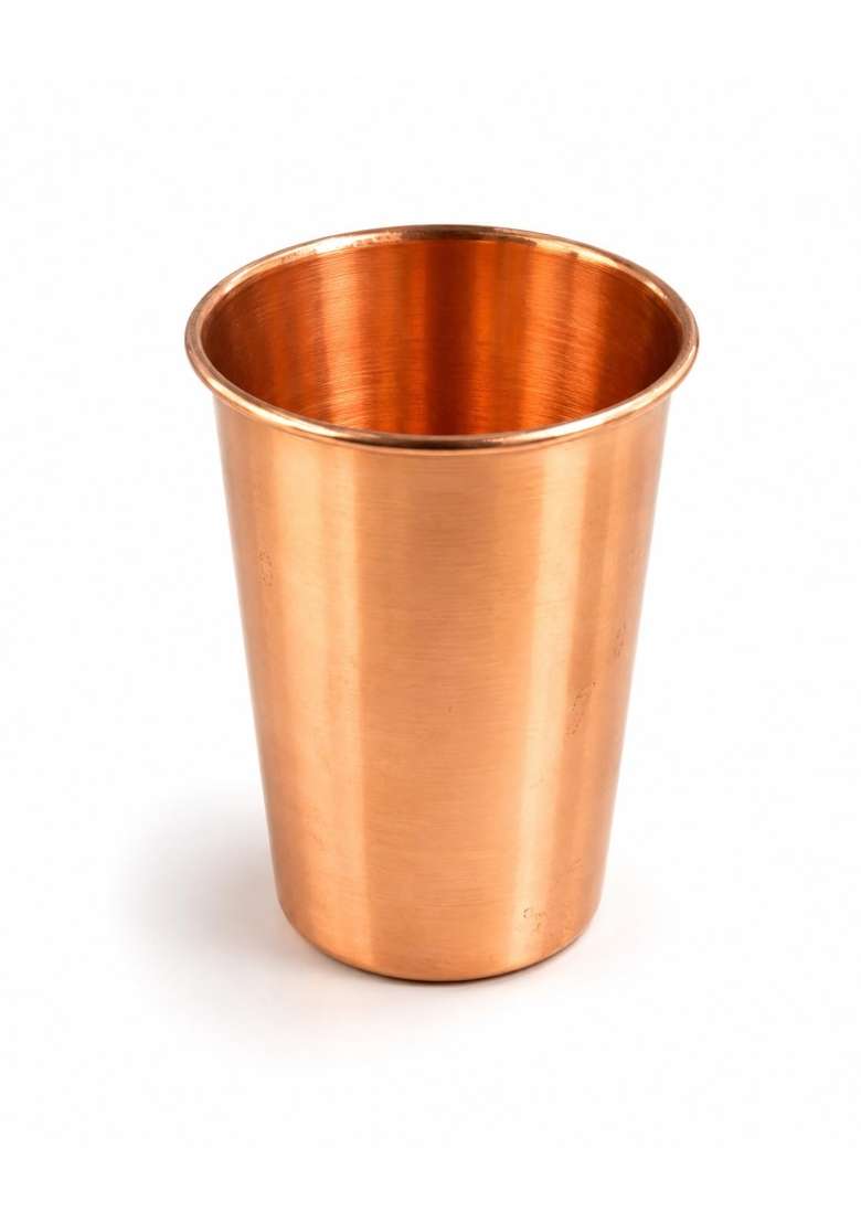i2collections Pure Copper Water Glass Tumbler | 300 ml | 10.1 fl oz - Indya