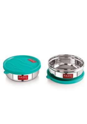 HAZEL Leak Proof and Airtight Containers | 300 ml | 10.1 fl oz | 2-Piece Set | With Lid