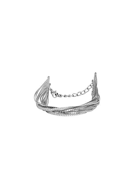 Silver Dazzler Multichain Bracelet 
