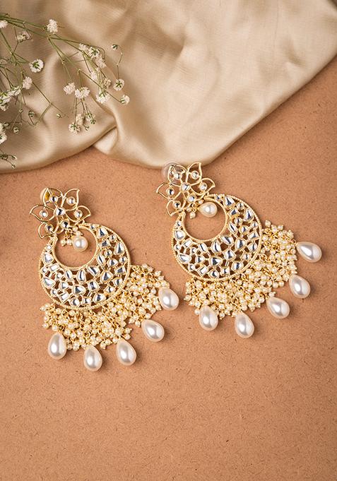 chand bali earrings artificial