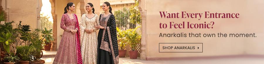 Black Embroidered Georgette Sharara Set