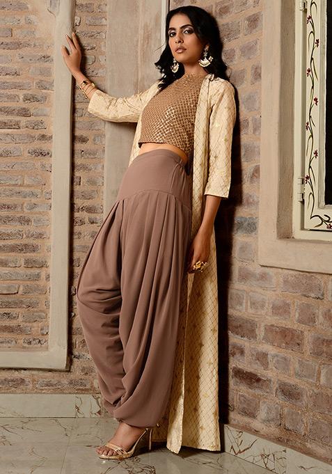 dhoti pant and top