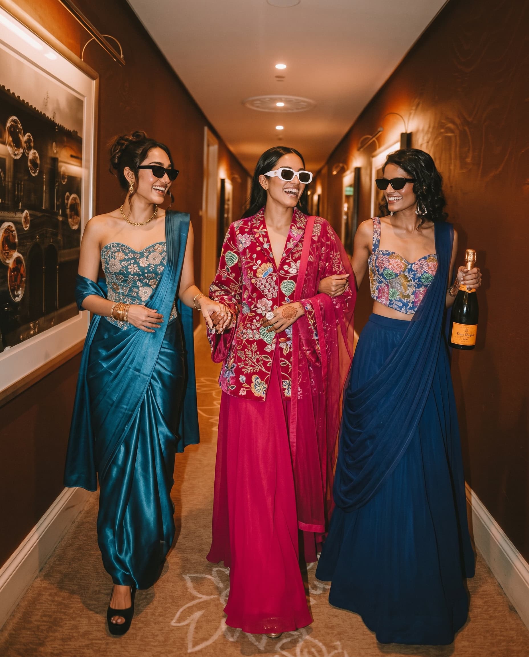 Designer Indian wear campaign image