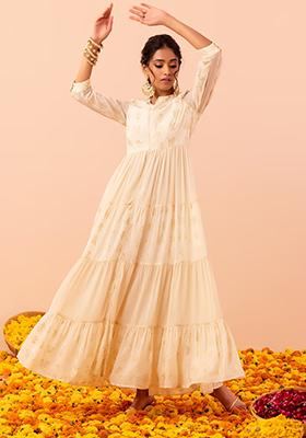 Buy Cotton Kaftan Dress Online At Best Prices  The Indian Ethnic Co – THE  INDIAN ETHNIC CO.