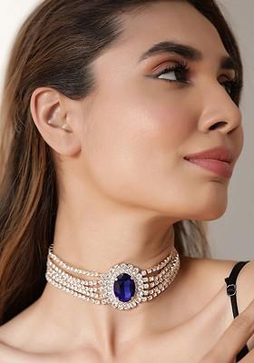 【MEJURI】日本未入荷☆大人気 Sapphire Choker Sapphire Choker Necklace - Handcrafted Jewelry | Mejuri